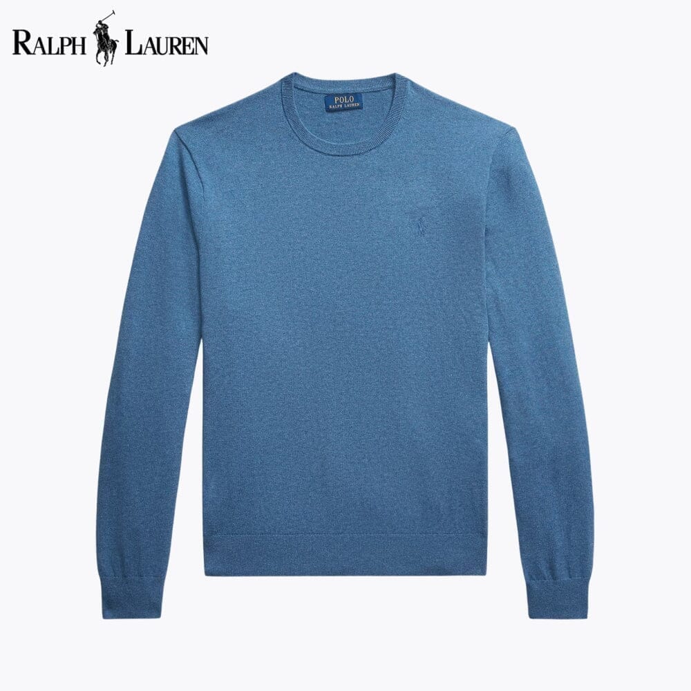 Ralph Lauren Baumwoll-Kaschmir-Pullover mit Rundhalsausschnitt