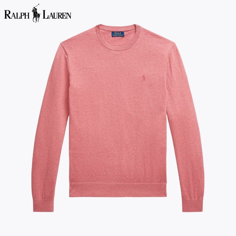 Ralph Lauren Baumwoll-Kaschmir-Pullover mit Rundhalsausschnitt