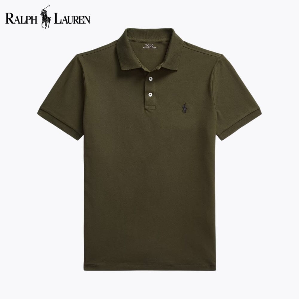 Ralph Lauren Custom Slim Fit Stretch-Mesh-Polohemd