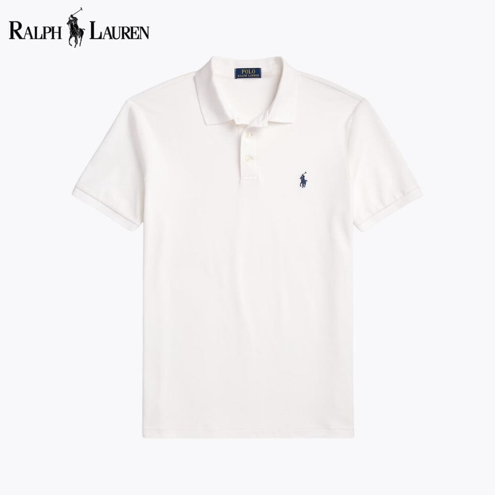 Ralph Lauren Custom Slim Fit Stretch-Mesh-Polohemd