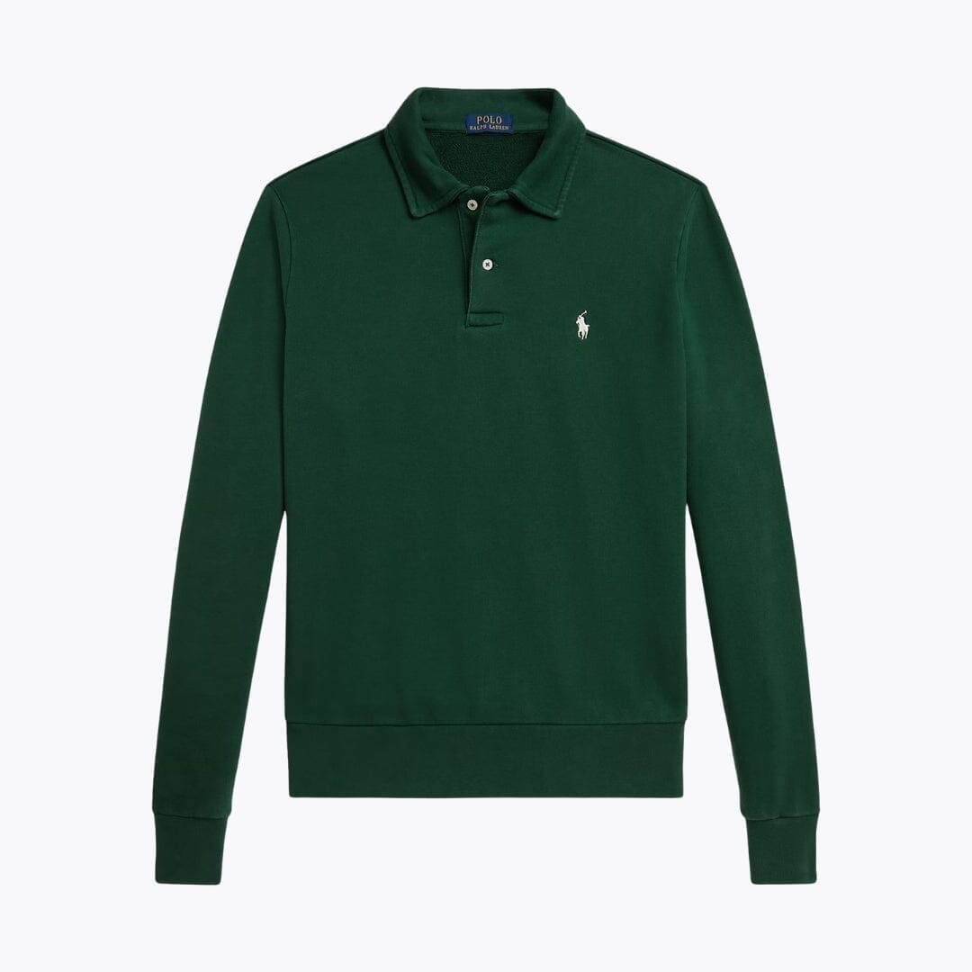 Ralph Lauren Loopback Fleece-Sweatshirt mit Kragen