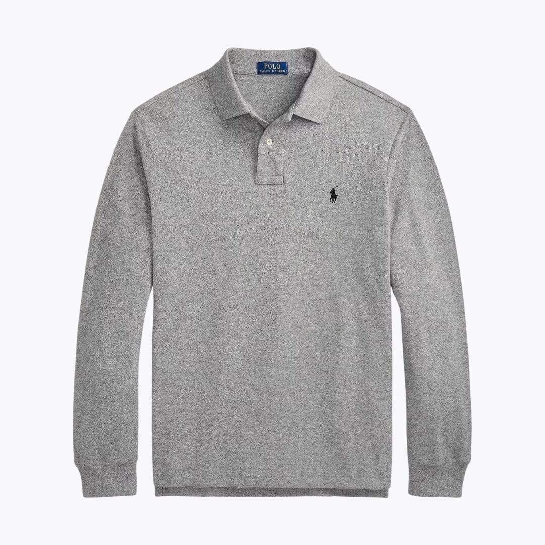 Ralph Lauren Mesh Langarm-Poloshirt