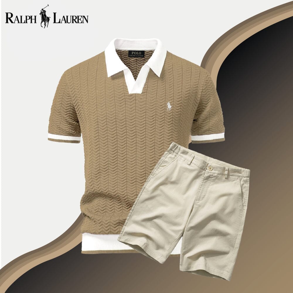 Ralph Lauren Old Money Polohemd + Shorts Set