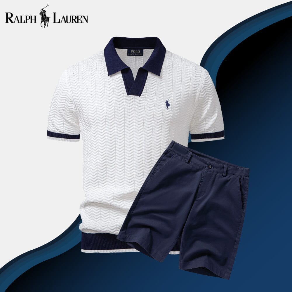 Ralph Lauren Old Money Polohemd + Shorts Set