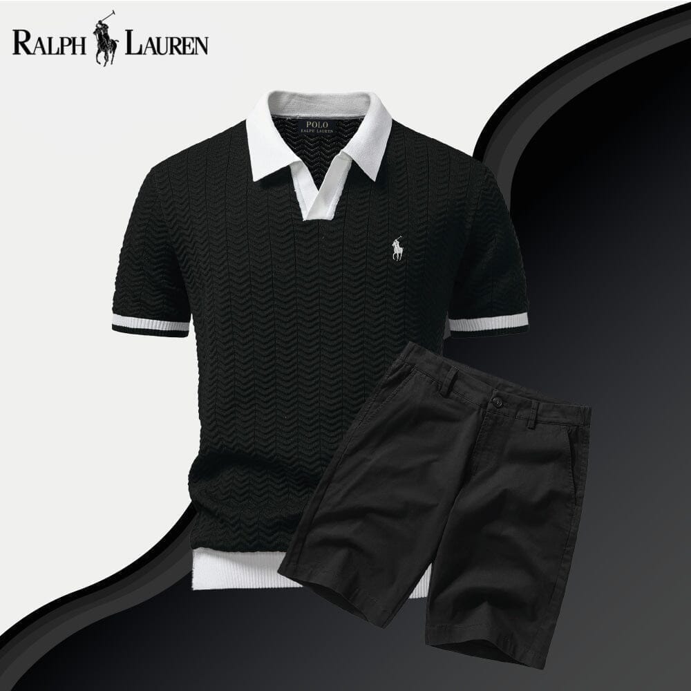 Ralph Lauren Old Money Polohemd + Shorts Set