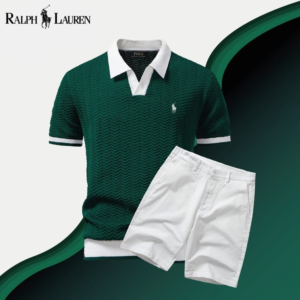 Ralph Lauren Old Money Polohemd + Shorts Set