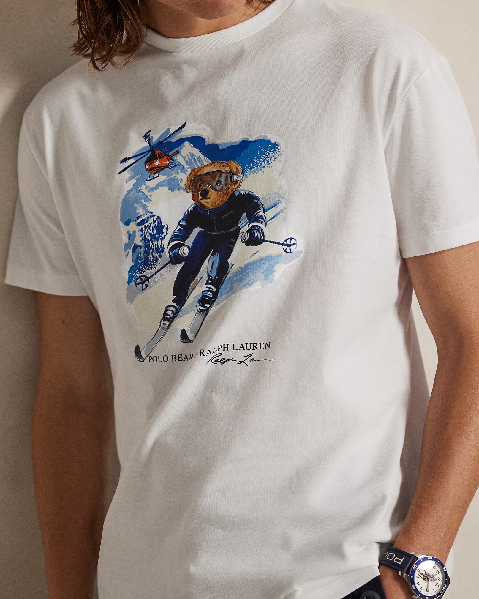 Ralph Lauren Polo Bear Jersey T-Shirt in klassischer Passform