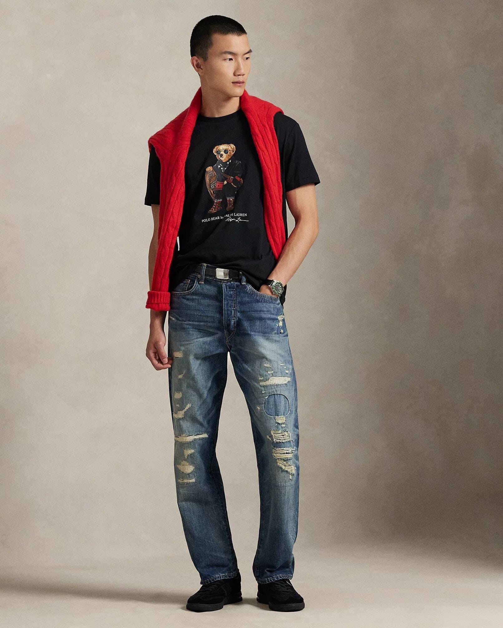 Ralph Lauren Polo Bear Jersey T-Shirt in klassischer Passform