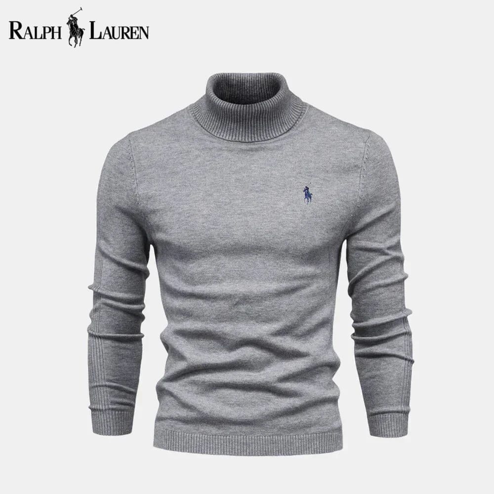 Ralph Lauren Rollkragenpullover aus Zopfmusterwolle