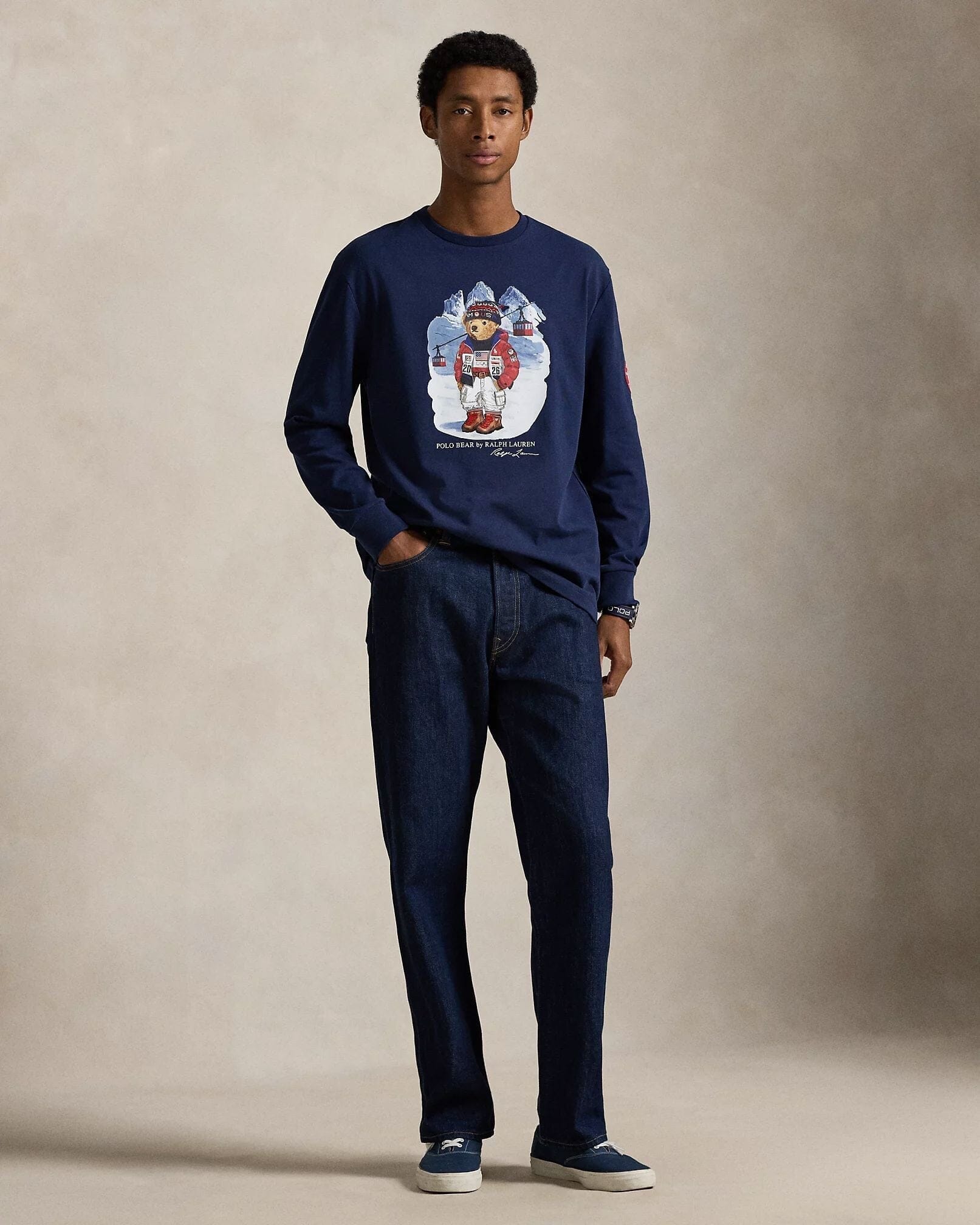 Ralph Lauren Team USA Polo Bär T-Shirt