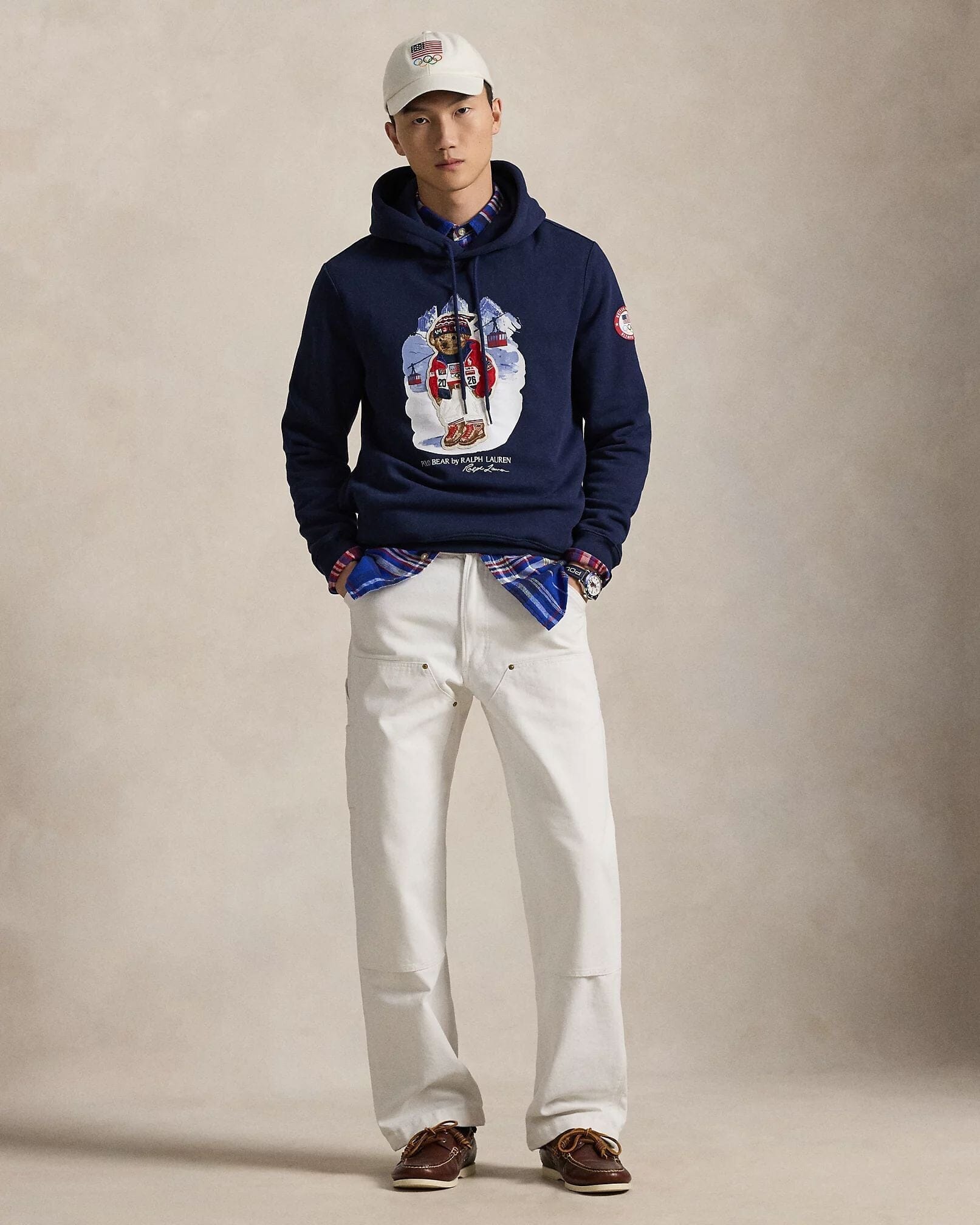 Ralph Lauren Team USA Polo Bear Hoodie