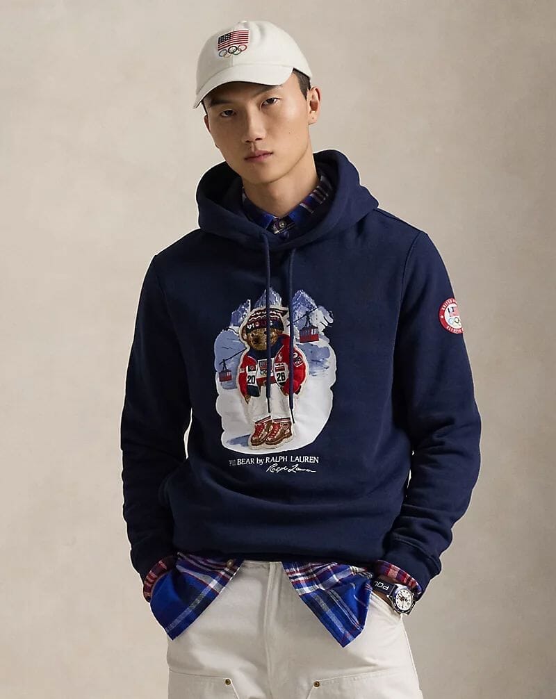 Ralph Lauren Team USA Polo Bear Hoodie