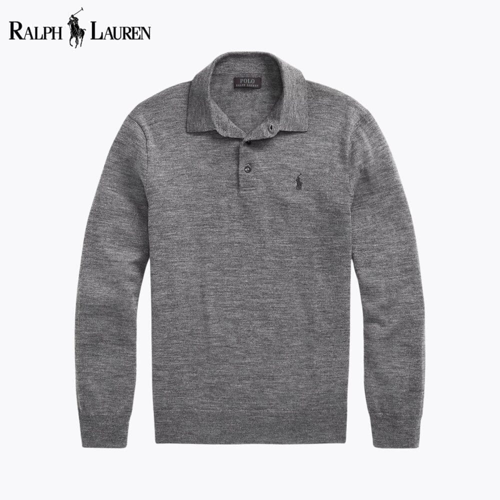 Ralph Lauren Wollpullover mit Polokragen