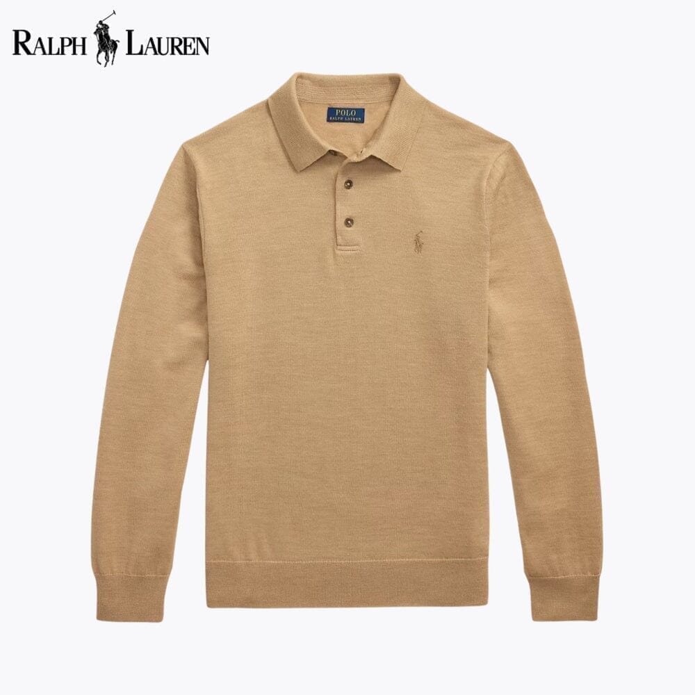 Ralph Lauren Wollpullover mit Polokragen