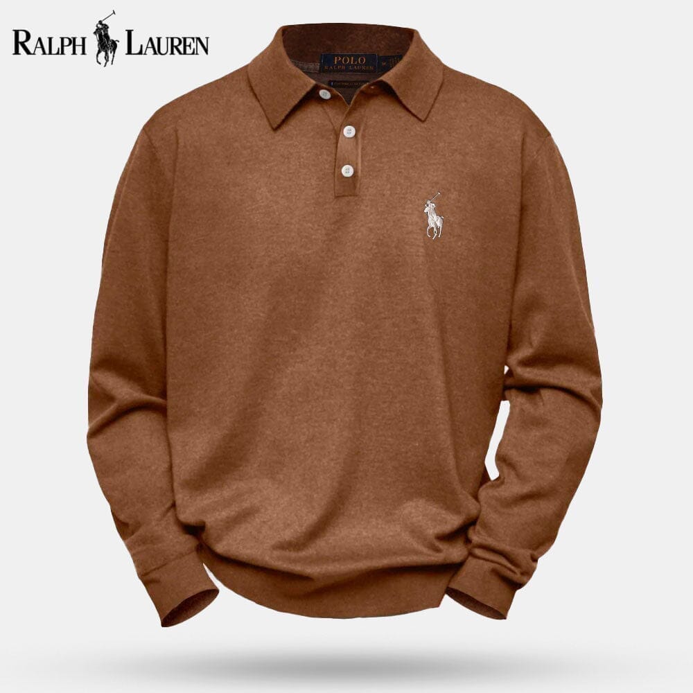 Ralph Lauren Zopfmuster-Wollstrickpullover
