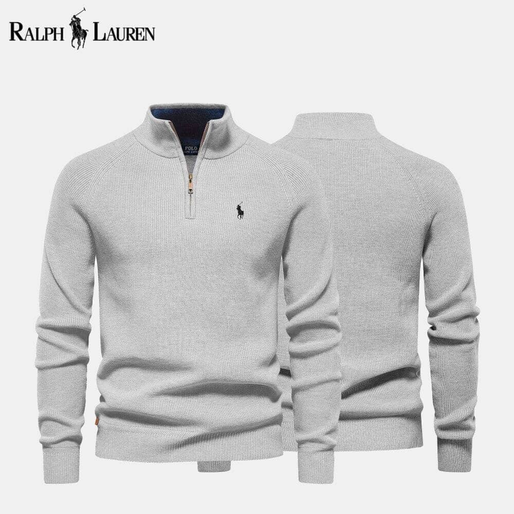 Ralph Lauren Zopfmuster-Wollstrickpullover