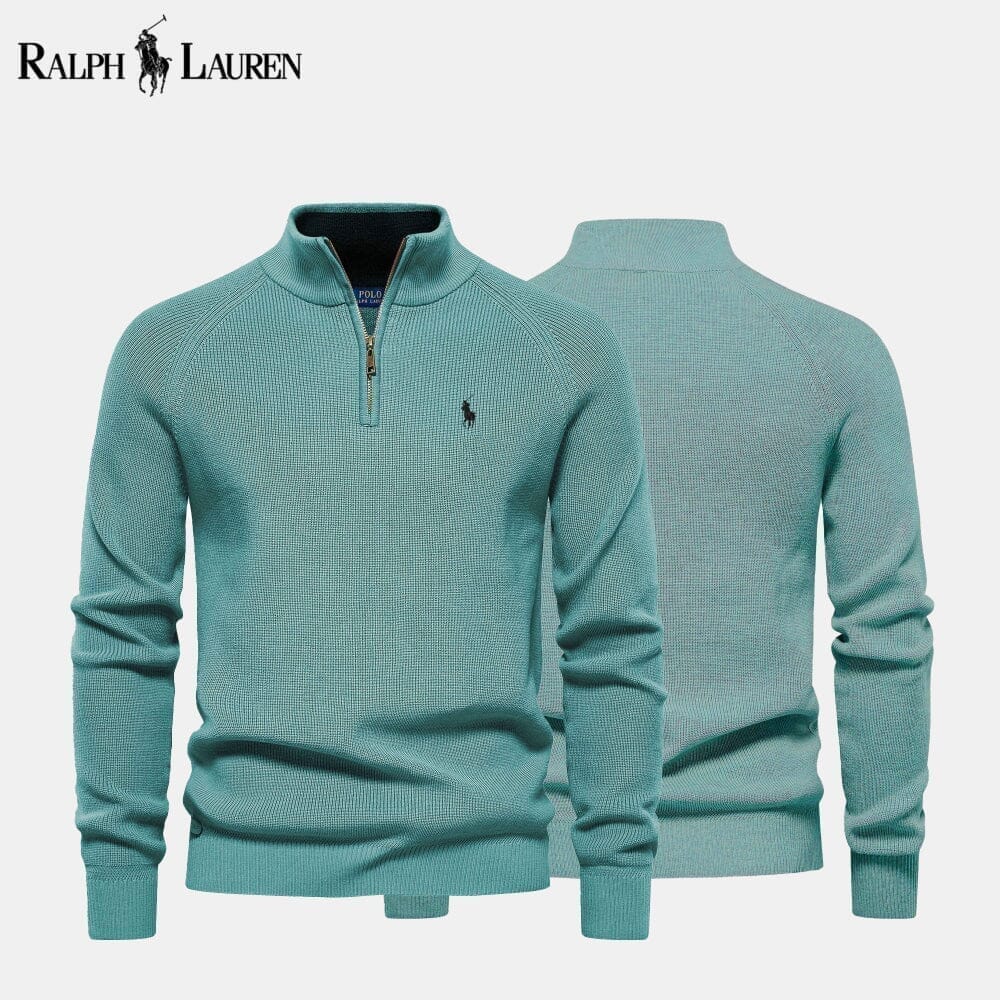 Ralph Lauren Zopfmuster-Wollstrickpullover