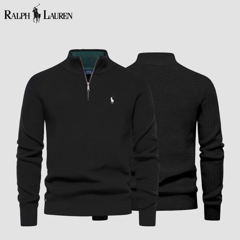 Ralph Lauren Zopfmuster-Wollstrickpullover