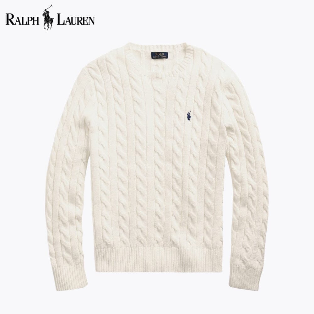 Ralph Lauren Zopfstrickpullover aus Baumwolle