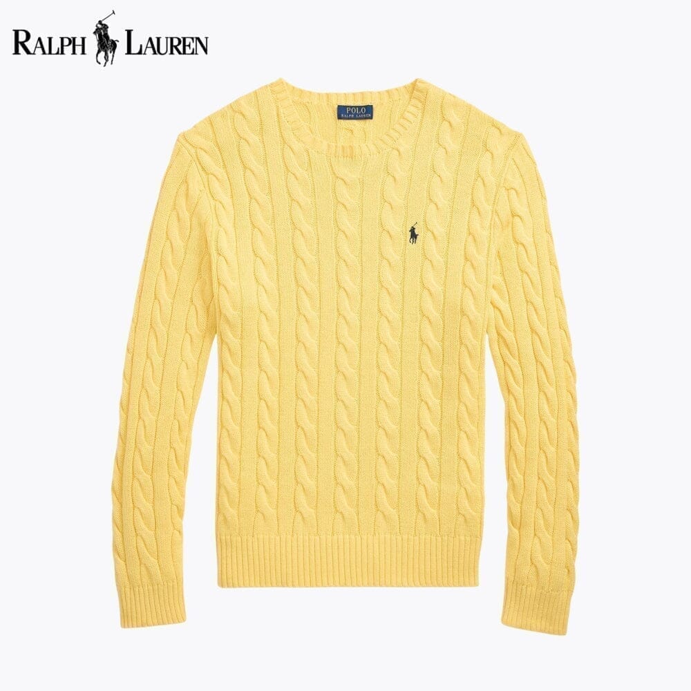 Ralph Lauren Zopfstrickpullover aus Baumwolle
