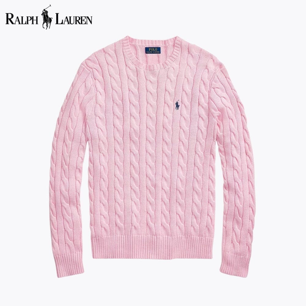 Ralph Lauren Zopfstrickpullover aus Baumwolle