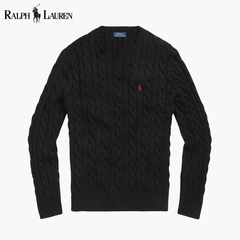 Ralph Lauren Zopfstrickpullover aus Baumwolle